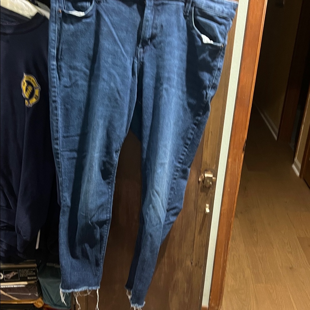 Old Navy Women's Skinny Jeans - Dark Blue